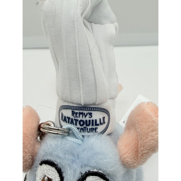 Disney Parks Epcot Chef Remys Ratatouille Adventure Plush Mouse Rat 5" Keychain - Picture 10 of 12